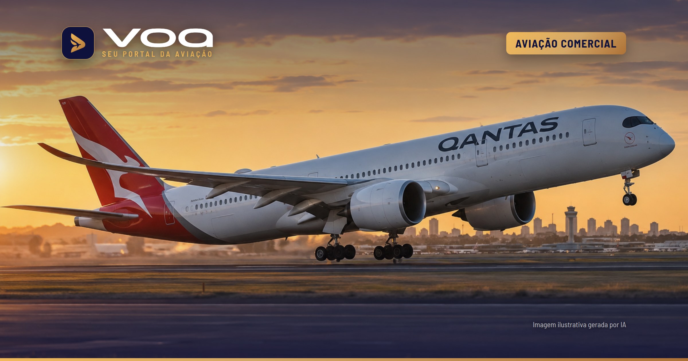 Qantas vai voar sem escalas de Sydney a Nova York a partir de 2028