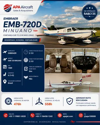 Embraer Minuano EMB-720D 1989 — miniatura 4